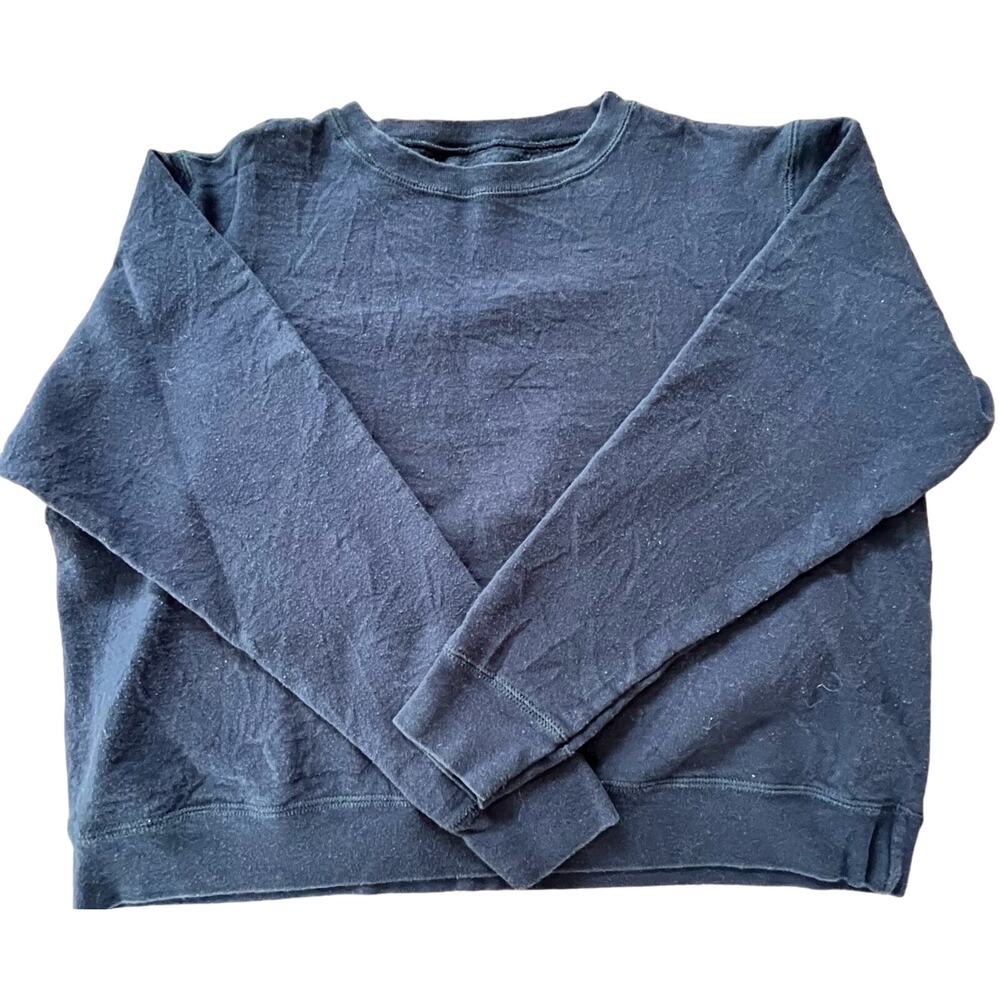 Hanes Crewneck Sweatshirt - Youth XL - Navy Blue